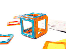 Ikonka Art.KX9682 Coloured magnetic blocks MAGICAL MAGNET 71 PUH