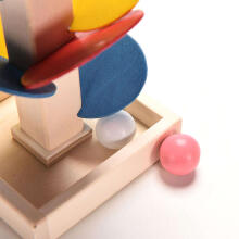 Ikonka Art.KX9734 Educational tree wooden blocks ball track