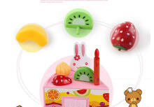 Ikonka Art.KX9746 Birthday Cake Cutting Kitchen 75 el. blue