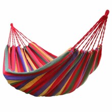 Ikonka Art.KX8626 Two-person hammock colourful strong 150x190cm