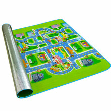 Ikonka Art.KX9882 Educational foam mat for children street 160x200cm