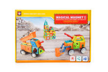 Ikonka Art.KX9816 MAGICAL MAGNET 162SZT 7212B magnetic bricks