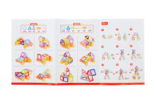 Ikonka Art.KX9819 Magnetic bricks MAGICAL MAGNET MINI 38pcs 3+ v2