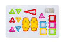Ikonka Art.KX9819 Magnetic bricks MAGICAL MAGNET MINI 38pcs 3+ v2
