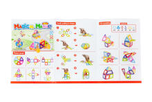 Ikonka Art.KX9820 MAGICAL MAGNET MINI 38pcs 3+ v3 magnetic bricks
