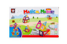 Ikonka Art.KX9820 MAGICAL MAGNET MINI 38pcs 3+ v3 magnetic bricks