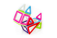 Ikonka Art.KX9820 MAGICAL MAGNET MINI 38pcs 3+ v3 magnetic bricks