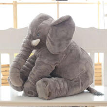 Ikonka Art.KX9909 Plush mascot elephant grey large 60cm