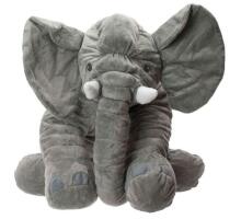 Ikonka Art.KX9909 Plush mascot elephant grey large 60cm