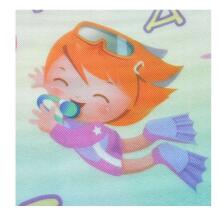 Ikonka Art.KX8038 Educational double-sided foam mat marine world 190x170cm