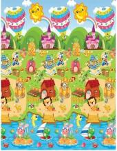 Ikonka Art.KX8041 Educational double-sided foam playground mat 180x120cm