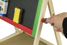 Ikonka Art.KX8994 Multifunctional board double-sided magnetic chalkboard 49cm standing