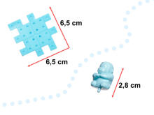 Ikonka Art.KX9938 MAGICAL BLOCKS 81pcs