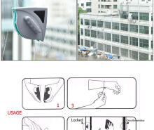 Ikonka Art.KX9948 Window washing machine with two sides magnet 5-12mm