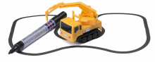 Ikonka Art.KX9973 Induction vehicle excavator drives along a designated route + marker