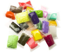 Ikonka Art.KX7569 Magic marshmallow 24x10g colour + 3 knurls box