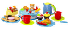 Ikonka Art.KX7593 Birthday Cake Cutting Kitchen 80 el. Blue
