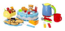 Ikonka Art.KX7593 Birthday Cake Cutting Kitchen 80 el. Blue