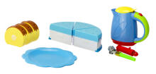 Ikonka Art.KX7593 Birthday Cake Cutting Kitchen 80 el. Blue