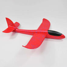 Ikonka Art.KX7839 Glider plane polystyrene mix colour 34x33cm