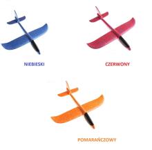 Ikonka Art.KX7839 Glider plane polystyrene mix colour 34x33cm