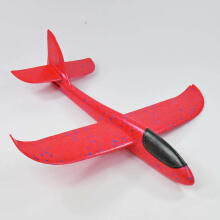 Ikonka Art.KX7839 Glider plane polystyrene mix colour 34x33cm