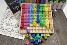 Ikonka Art.KX7857 Educational set multiplication table to 100 square