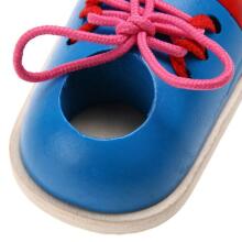 Ikonka Art.KX7858 Educational kit for learning to tie shoelaces 2 pcs.