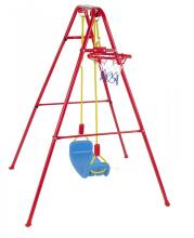 Bebe Basic Swing/Basketball Art.KX7936 Šūpoles + bumbu grozs uz metāla rāmja