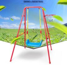 Bebe Basic Swing/Basketball Art.KX7936 Šūpoles + bumbu grozs uz metāla rāmja