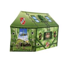 Ikonka Art.KX7937 Folding house base play tent military 103cm