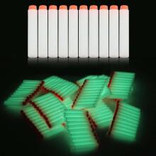 Bullets Art.KX6803 Nerf compatible fluorescent compatible launcher arrows 10pcs [7 cm]