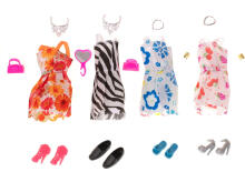 Ikonka Art.KX6997 Doll clothes + accessories set 85 el.