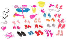 Ikonka Art.KX6997 Doll clothes + accessories set 85 el.