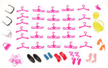 Ikonka Art.KX6997 Doll clothes + accessories set 85 el.