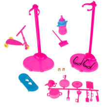 Ikonka Art.KX6997 Doll clothes + accessories set 85 el.