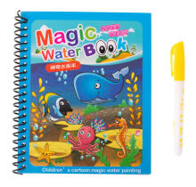 Ikonka Art.KX7205 Water book with marker sea animals blue