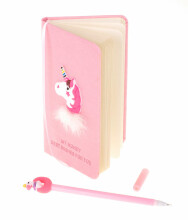 Ikonka Art.KX7425 Notebook with pen unicorn gift set