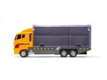 Ikonka Art.KX6681_3 Transportera kravas automašīna TIR palaidējs + metāla automašīnas celtniecības mašīnas