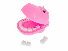 Ikonka Art.KX6686_2 Odontologo medicinos rinkinys hipopotamo rožinės spalvos