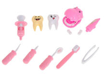 Ikonka Art.KX6686_2 Dentist medical kit hippo pink