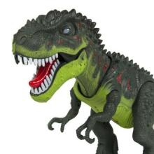 Ikonka Art.KX9990_1 T-REX electronic dinosaur walks roars green