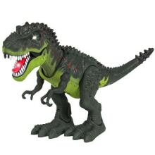 Ikonka Art.KX9990_1 T-REX electronic dinosaur walks roars green