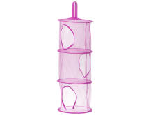Ikonka Art.KX9715_4 Hanging toy shelf organiser purple