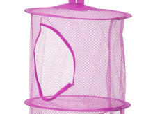 Ikonka Art.KX9715_4 Hanging toy shelf organiser purple