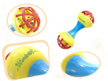 Ikonka Art.KX6518 Hantelek rubber teether rattle
