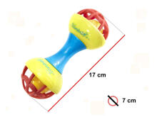 Ikonka Art.KX6518 Hantelek rubber teether rattle