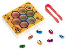 Ikonka Art.KX6519 Montessori bees honeycomb educational game