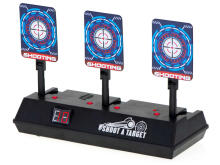 Ikonka Art.KX6407 Electronic shooting target 3 targets digital