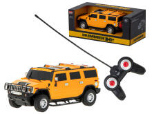 Ikonka Art.KX9422_3 Hummer H2 RC auto - licence 1:24 dzeltena